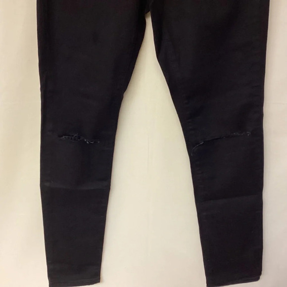 Topshop Jeans Leigh Moto Distressed Ankle Grazer Skinny Grunge NWT Women’s 28W - Picture 3 of 9